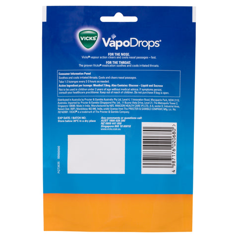 Vicks V/Drop ButMen Loz 42 x4 Vicks V/Drop ButMen Loz 42 x4