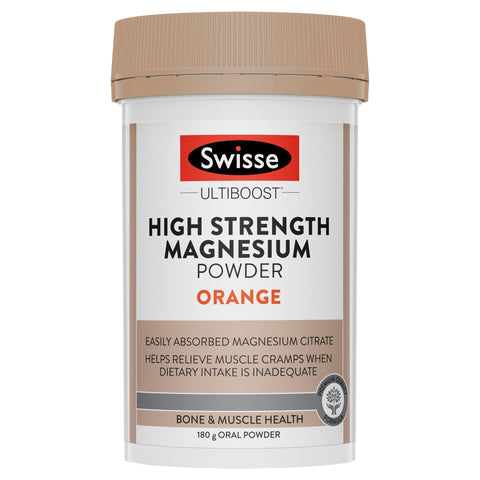 Swisse Ultiboost High Strength Magnesium Powder Orange Swisse Ultiboost High Strength Magnesium Powder Orange