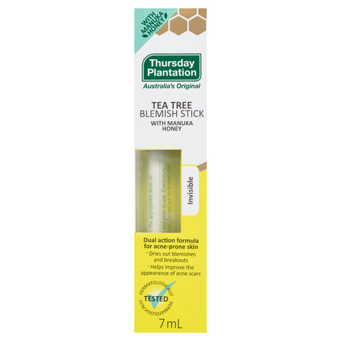 Thursday Plantation Tea Tree Blemish Stick With Manuka Honey 7mL Thursday Plantation Tea Tree Blemish Stick With Manuka Honey 7mL