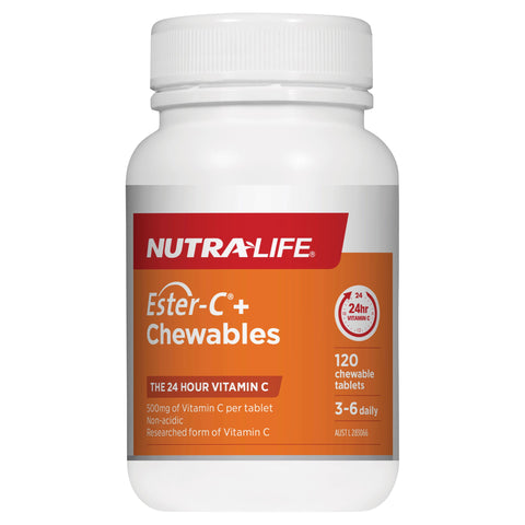 Nutra-Life Ester-C + 500 120 Chewable Tablets Nutra-Life Ester-C + 500 120 Chewable Tablets