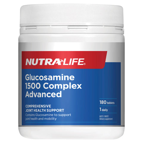 Nutra-Life Glucosamine 1500 Complex Advanced 180 Tablets Nutra-Life Glucosamine 1500 Complex Advanced 180 Tablets