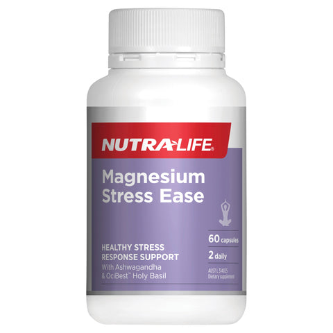 Nutra-Life Magnesium Stress Ease 60 Capsules Nutra-Life Magnesium Stress Ease 60 Capsules
