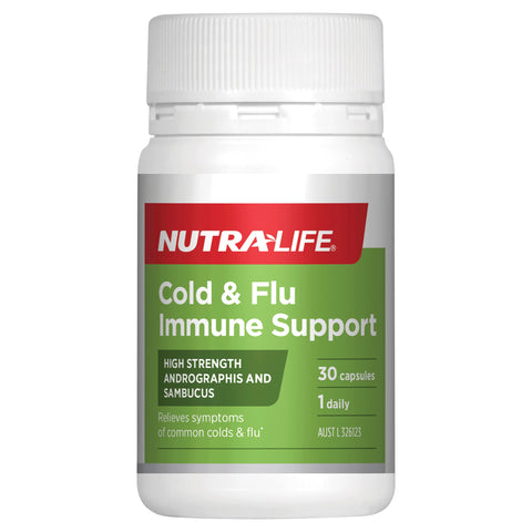 Nutra-Life Cold & Flu Immune Support 30 Capsules Nutra-Life Cold & Flu Immune Support 30 Capsules