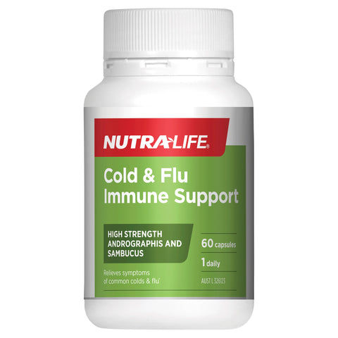 Nutra-Life Cold & Flu Immune Support 60 Capsules Nutra-Life Cold & Flu Immune Support 60 Capsules