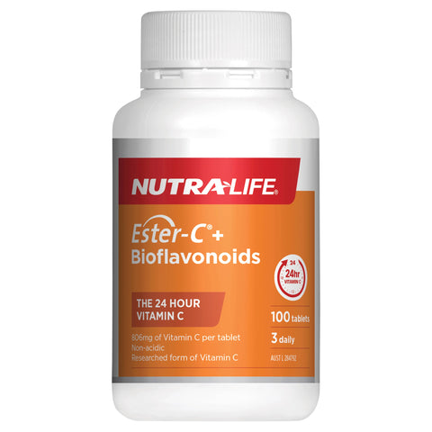 Nutra-Life Ester-C 1000mg + Bioflavonoids 100 Tablets Nutra-Life Ester-C 1000mg + Bioflavonoids 100 Tablets