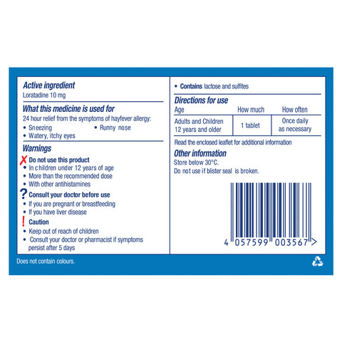Claratyne Tab 10mg 10 Claratyne Tab 10mg 10
