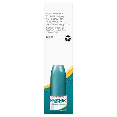 Nasonex Allergy Non-Drowsy 24 Hour Nasal Spray 65 sprays Nasonex Allergy Non-Drowsy 24 Hour Nasal Spray 65 sprays