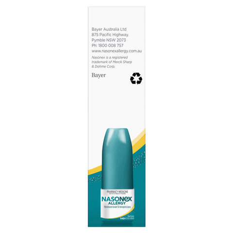 Nasonex Allergy Non-Drowsy 24 Hour Nasal Spray Twin Pack 2 x 140 sprays Nasonex Allergy Non-Drowsy 24 Hour Nasal Spray Twin Pack 2 x 140 sprays