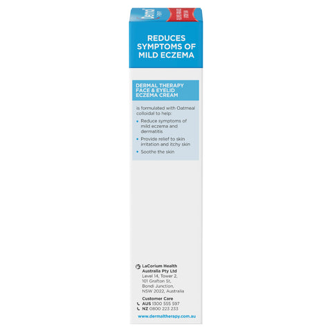Dermal Therapy Face & Eyelid Eczema Cream 40g Dermal Therapy Face & Eyelid Eczema Cream 40g