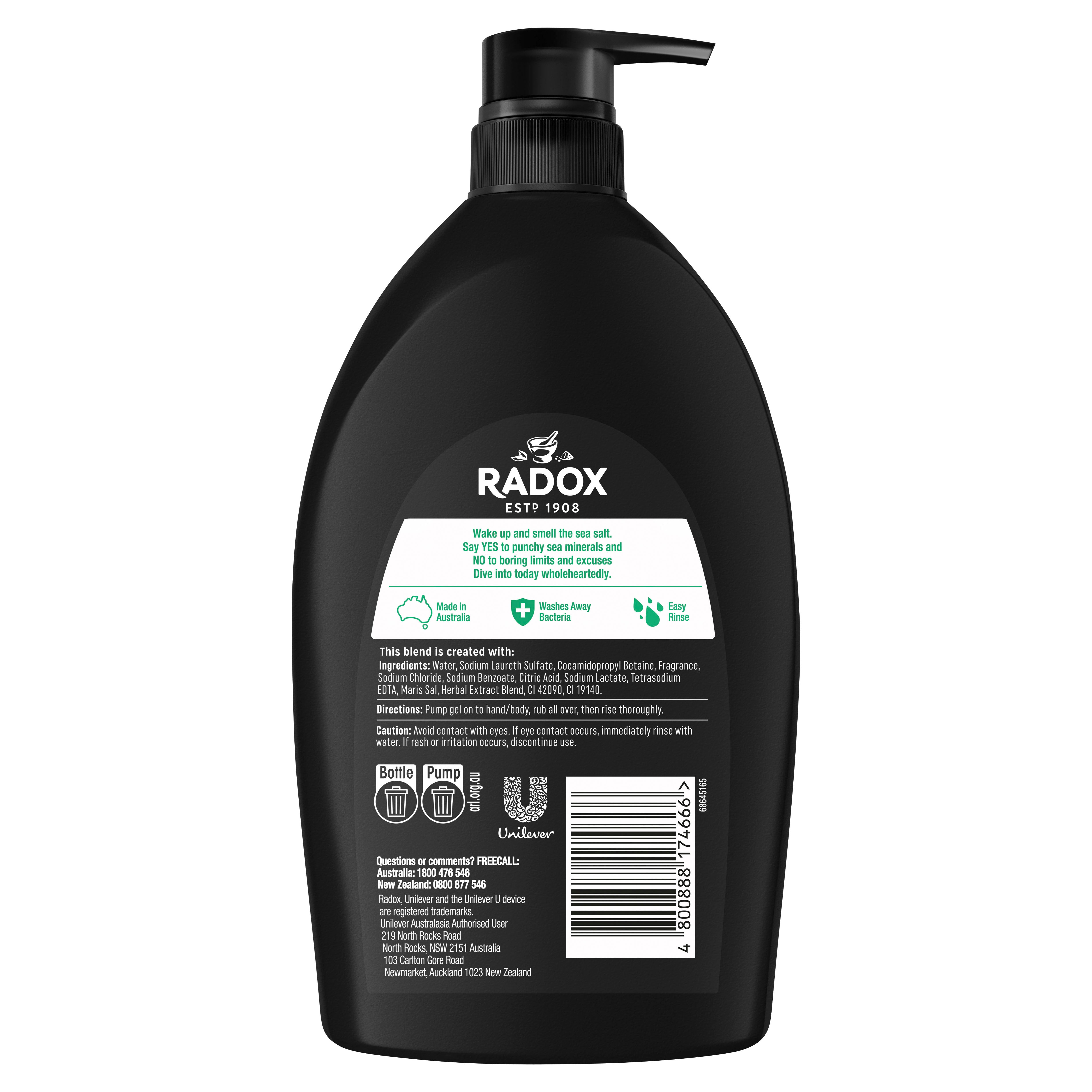 Radox SGel Feel Extrm 1Ltr Radox SGel Feel Extrm 1Ltr