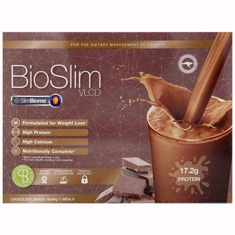 BioSlim VLCD Chocolate Shake 18x46g BioSlim VLCD Chocolate Shake 18x46g