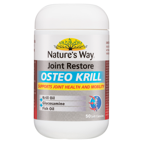 Nature's Way Joint Restore Osteo Krill 50 Capsules Nature's Way Joint Restore Osteo Krill 50 Capsules