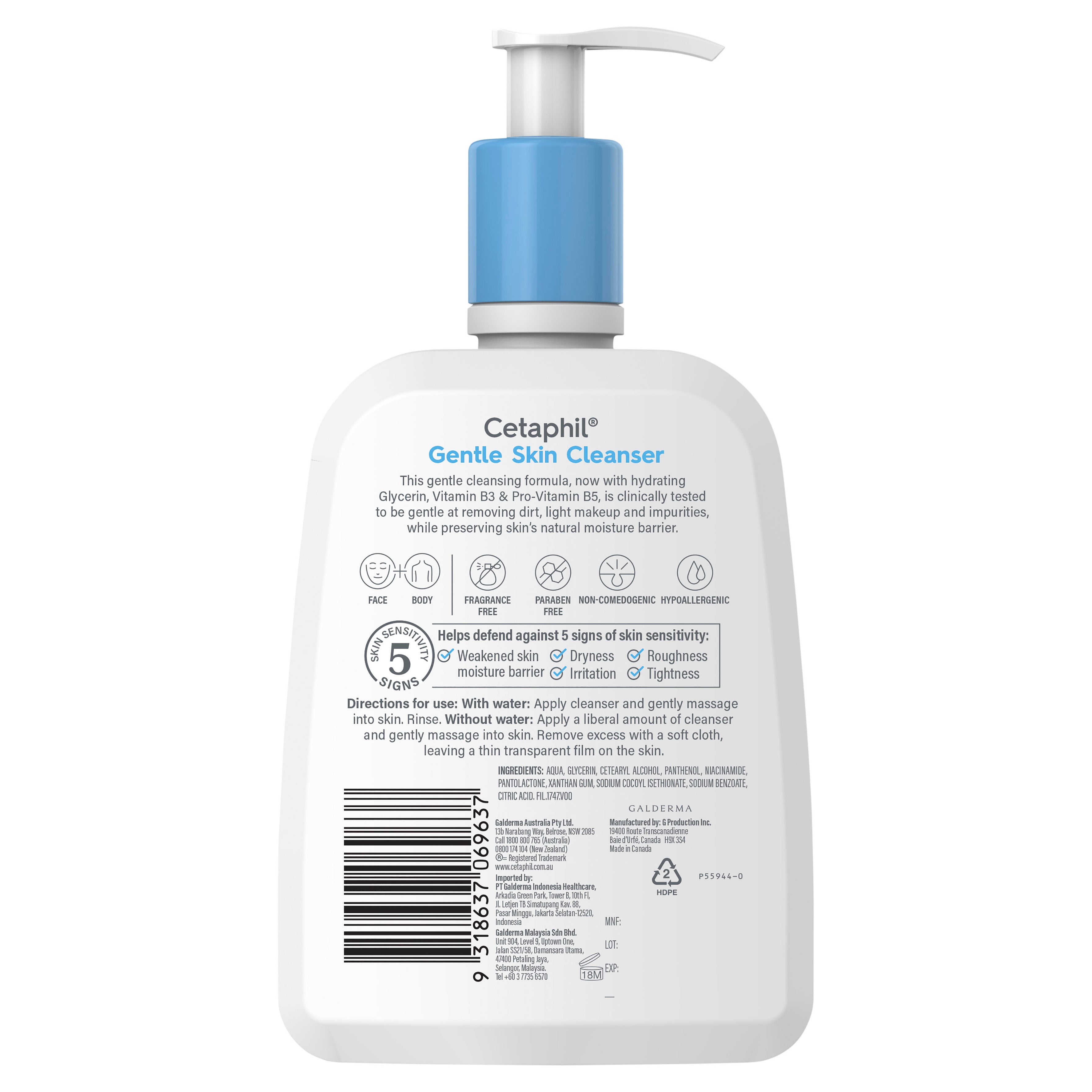 Cetaphil Gent Skn Clns 500ml Cetaphil Gent Skn Clns 500ml