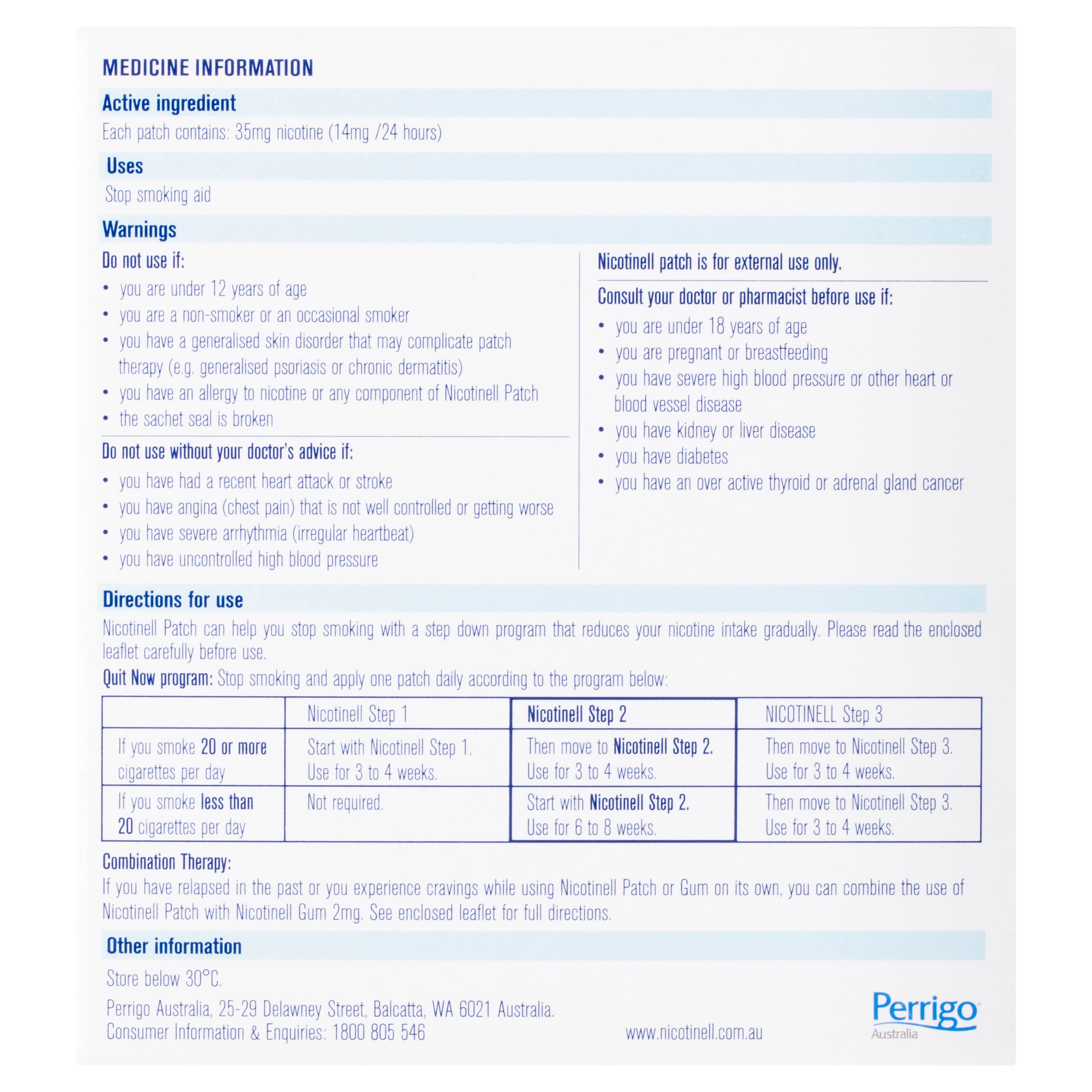 Nicotinell Patch 14mg Step 2 28Pk Nicotinell Patch 14mg Step 2 28Pk
