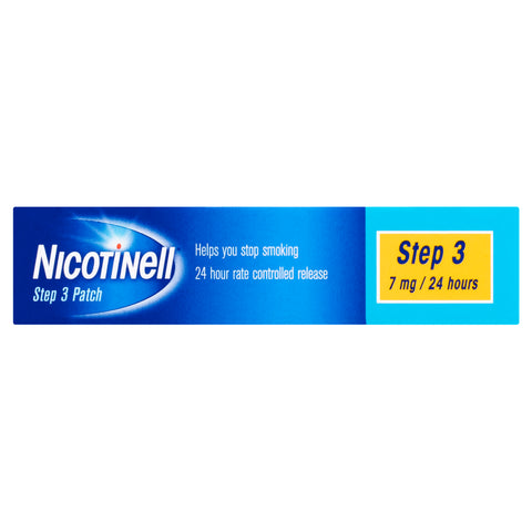 Nicotinell Stop Smoking Step 3 Patch 7mg 7 Pack Nicotinell Stop Smoking Step 3 Patch 7mg 7 Pack