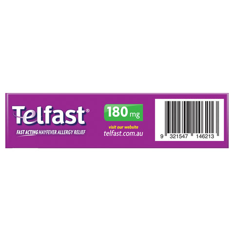 Telfast 180mg 30 Tablets Telfast 180mg 30 Tablets