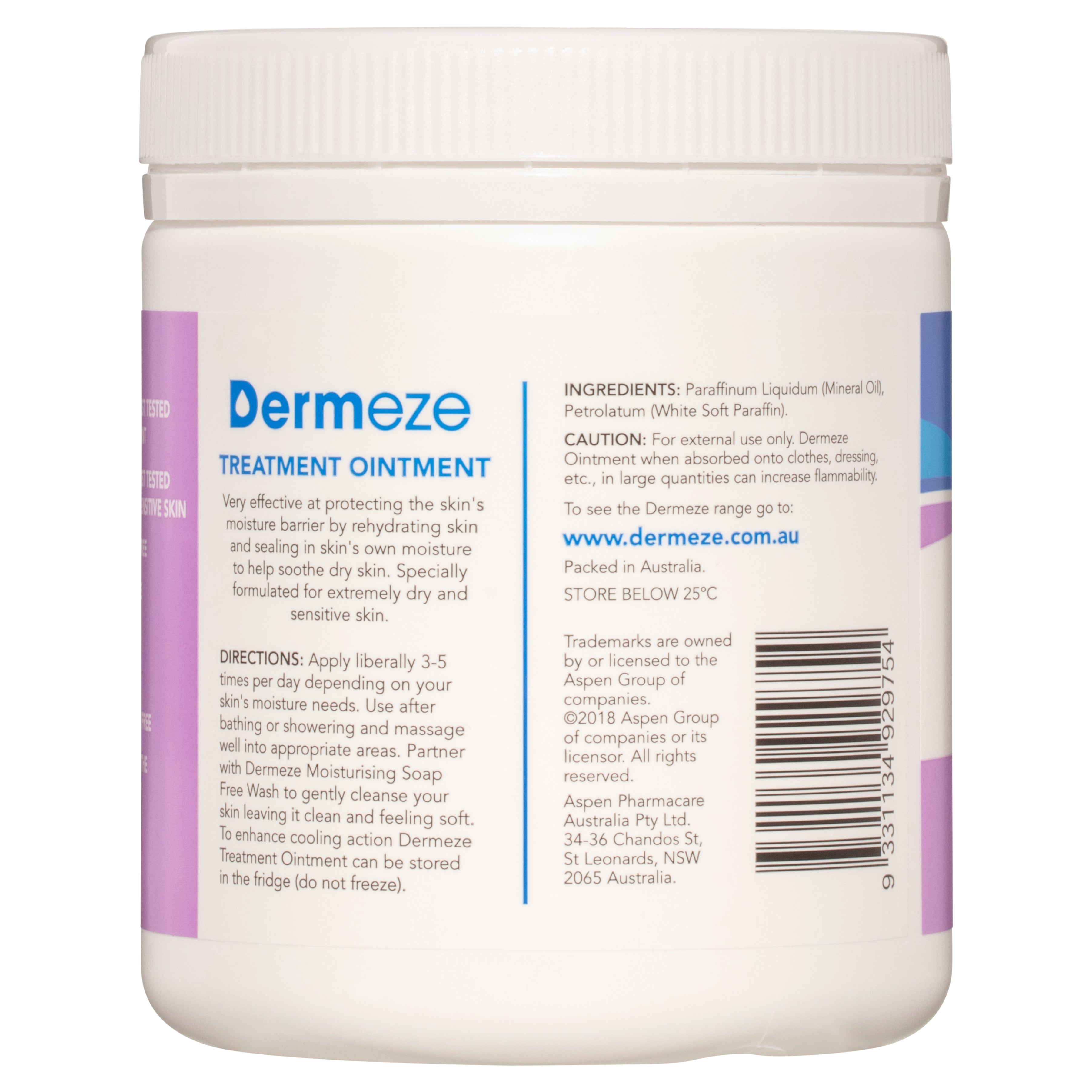 Dermeze Treat Oint 500g Dermeze Treat Oint 500g