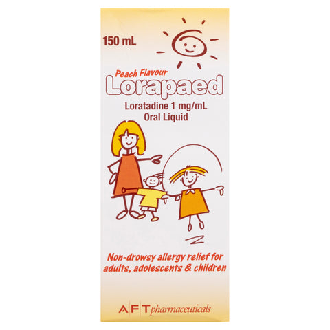 Lorapaed® Liquid Peach Flavour 150mL Lorapaed® Liquid Peach Flavour 150mL