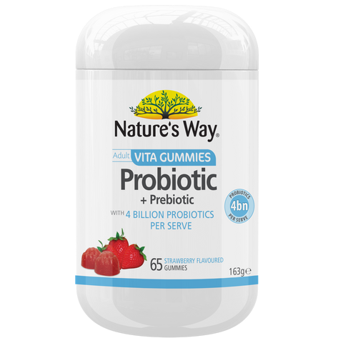 Natures Way Advantage Sugar Free Probiotic + Prebiotic 4Bn 65 Gummies Natures Way Advantage Sugar Free Probiotic + Prebiotic 4Bn 65 Gummies