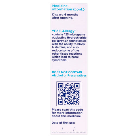 EZE Allergy Nasal Spray 10mL EZE Allergy Nasal Spray 10mL