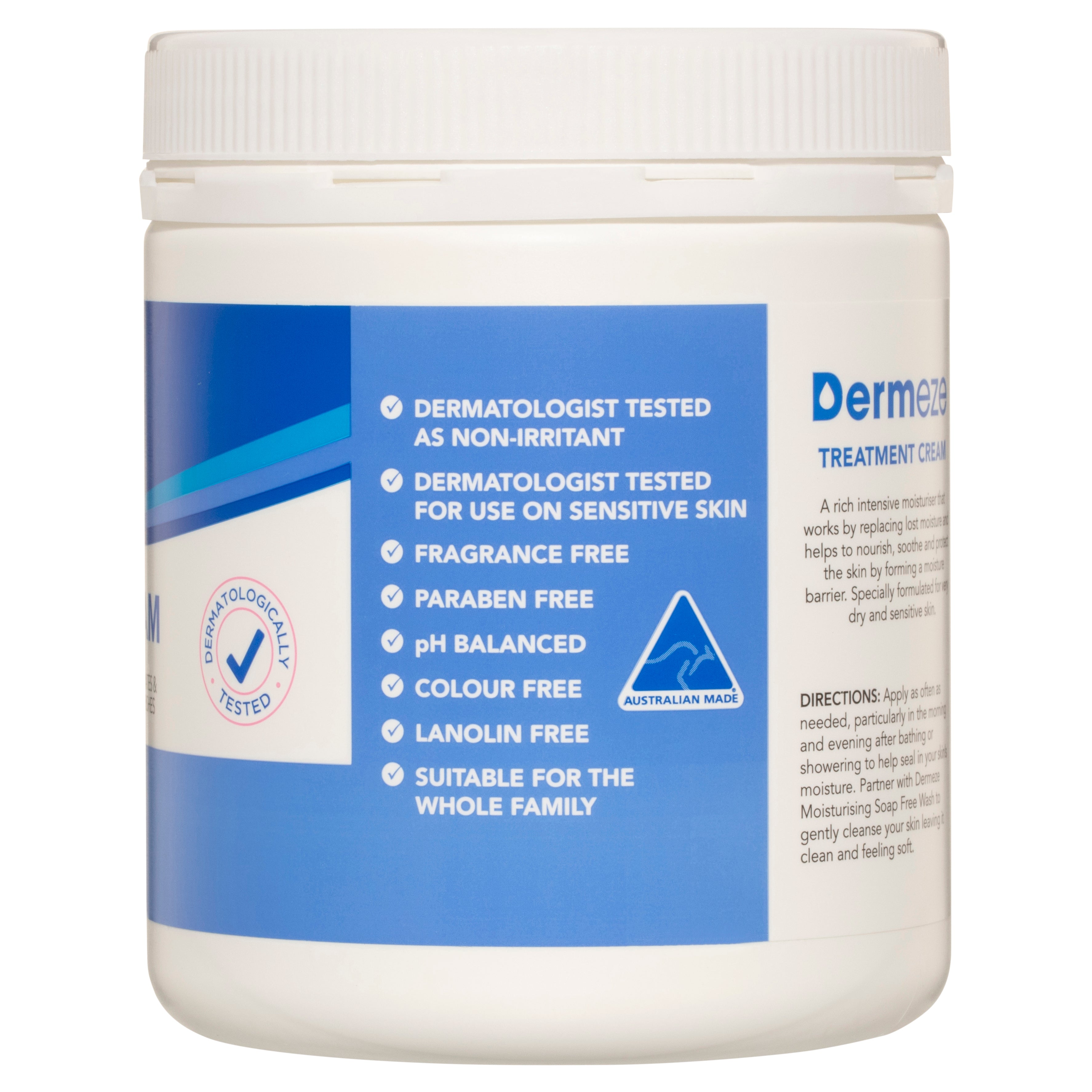 Dermeze Treat Crm 500g Jar Dermeze Treat Crm 500g Jar