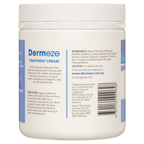 Dermeze Treatment Cream 500g Dermeze Treatment Cream 500g