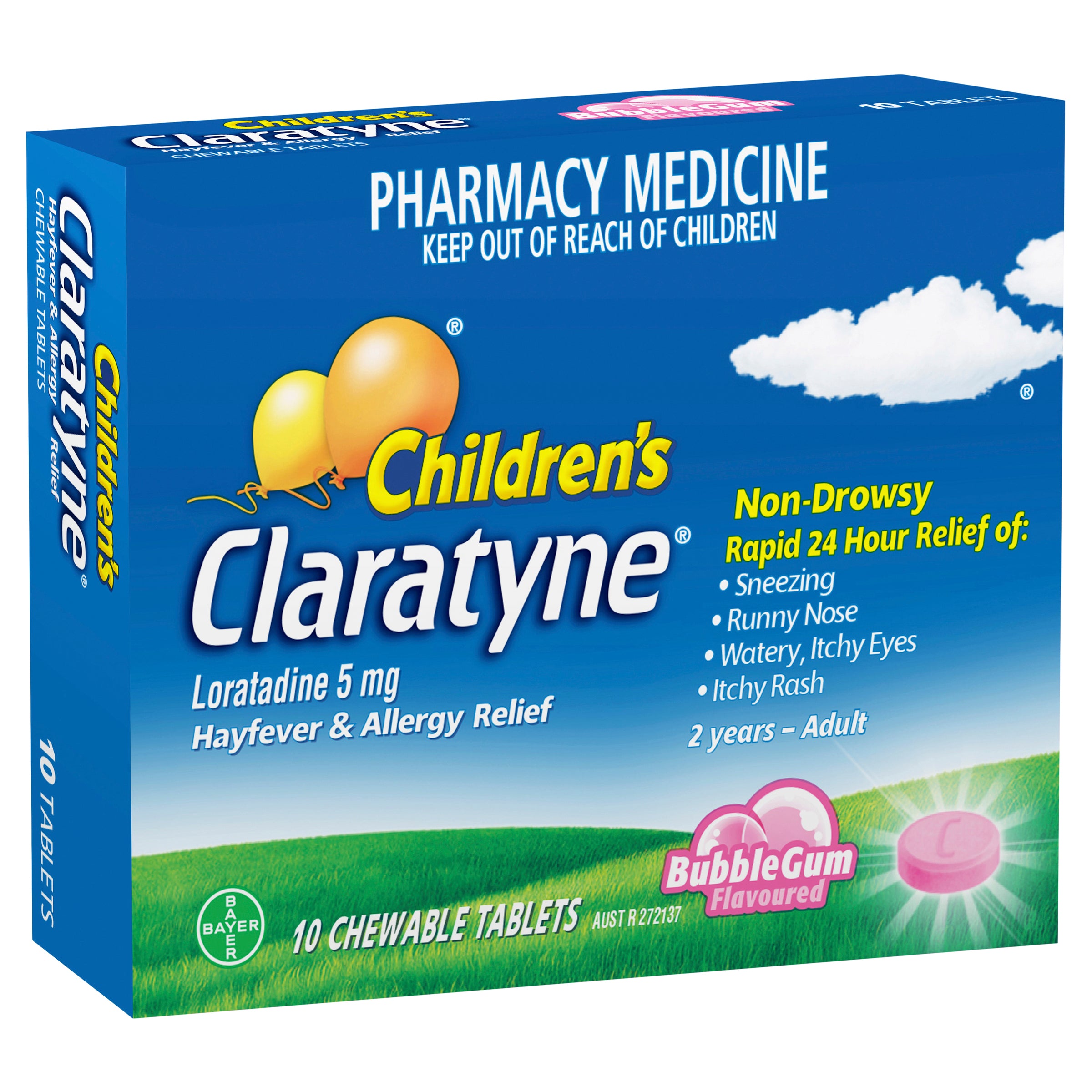 Claratyne Chld BGum Chw Tab10 Claratyne Chld BGum Chw Tab10