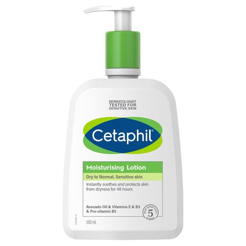 Cetaphil Moisturising Lotion 500mL, Daily Face & Body Cetaphil Moisturising Lotion 500mL, Daily Face & Body