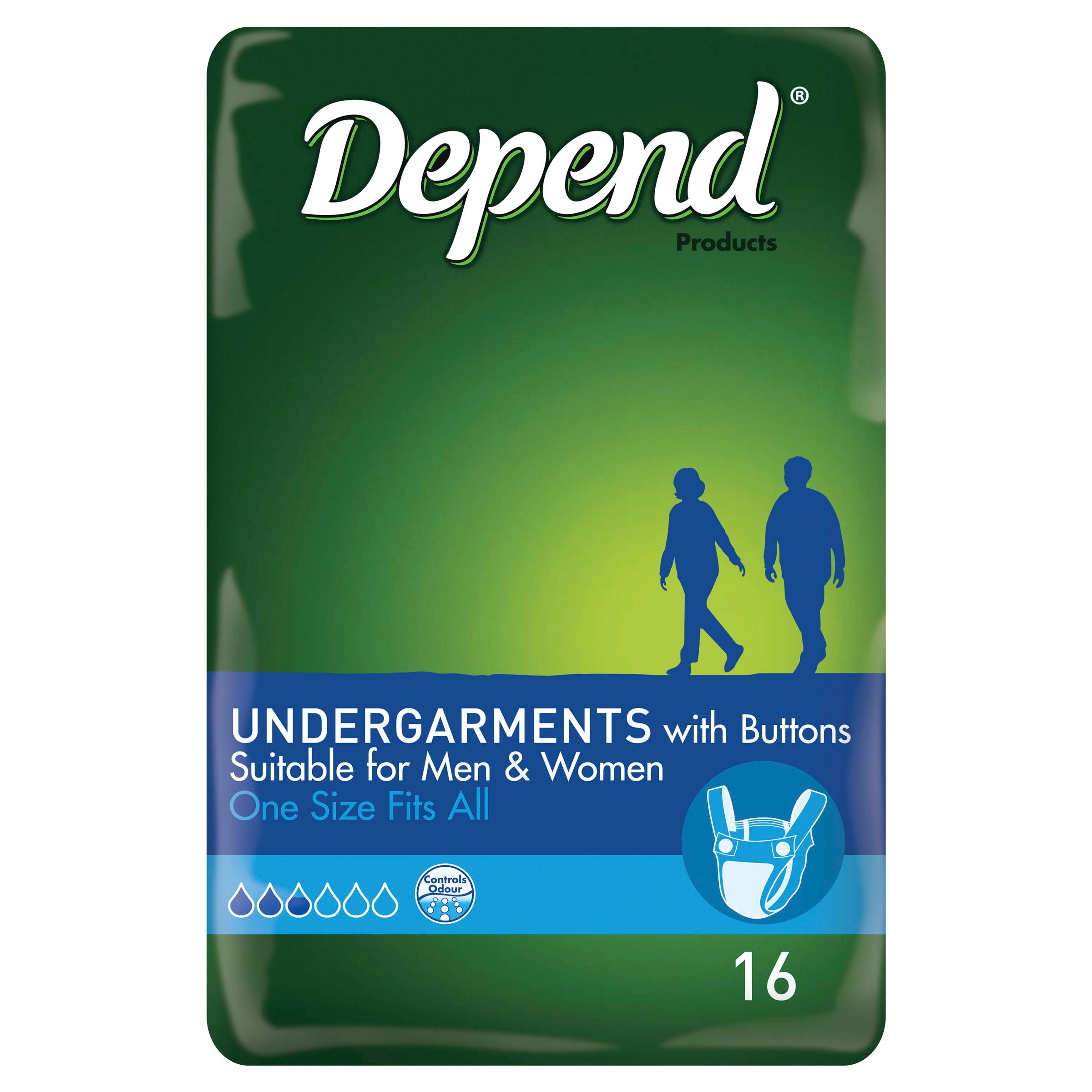 Depend U/Garment 16 x4 Depend U/Garment 16 x4