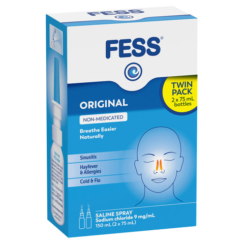 FESS Original Nasal Saline Spray 2 x 75 mL FESS Original Nasal Saline Spray 2 x 75 mL