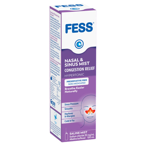FESS Nasal & Sinus Mist Congestion Relief 100mL FESS Nasal & Sinus Mist Congestion Relief 100mL