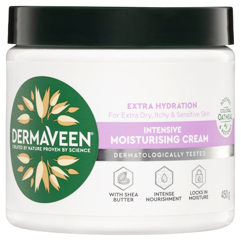 DermaVeen Intensive Extra Hydration Moisturising Cream 450g DermaVeen Intensive Extra Hydration Moisturising Cream 450g
