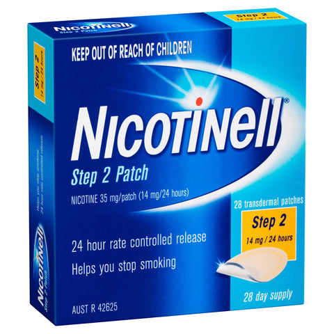 Nicotinell Stop Smoking Step 2 Patch 14mg 28 Pack Nicotinell Stop Smoking Step 2 Patch 14mg 28 Pack