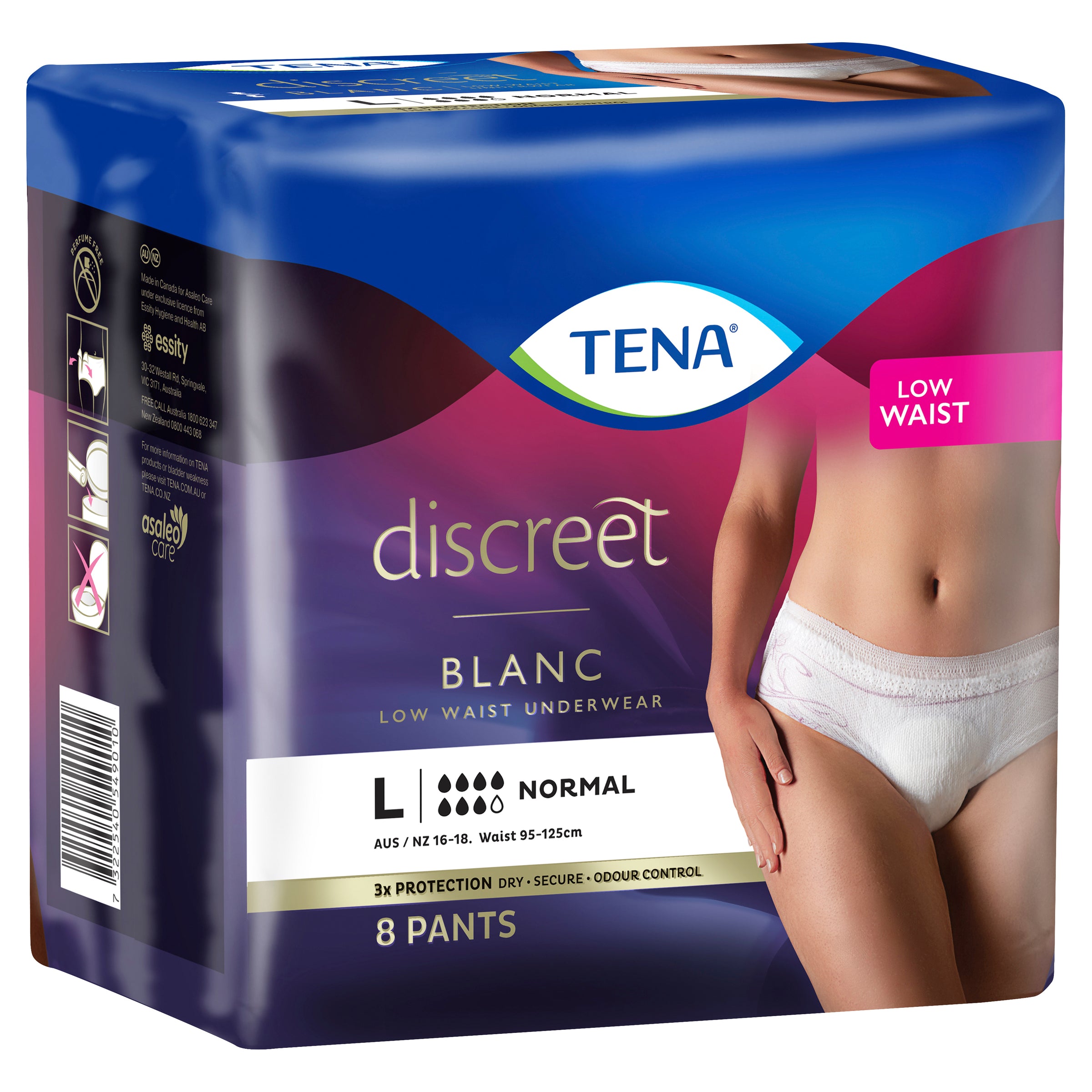 Tena Pant Discreet Wmn Lge 8 x3 Tena Pant Discreet Wmn Lge 8 x3