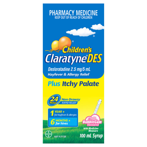 ClaratyneDes Chld Syp Btle 100ml ClaratyneDes Chld Syp Btle 100ml