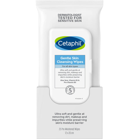 Cetaphil Gentle Skin Cleansing Wipes 25pk Cetaphil Gentle Skin Cleansing Wipes 25pk