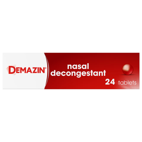 Demazin Nasal Decongestant 24 Tablets Demazin Nasal Decongestant 24 Tablets