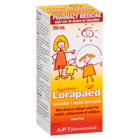 Lorapaed® Liquid Peach Flavour 150mL Lorapaed® Liquid Peach Flavour 150mL