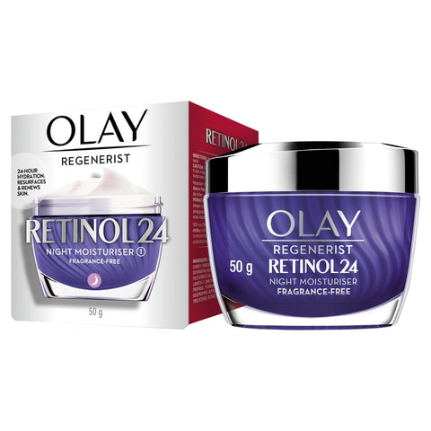 Olay Regenerist Retinol24 Face Cream Moisturiser 50g Olay Regenerist Retinol24 Face Cream Moisturiser 50g