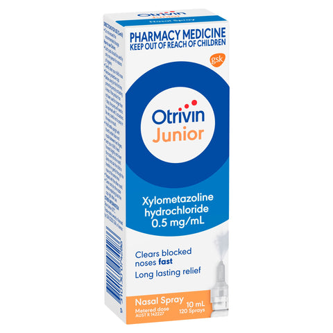 Otrivin Junior Nasal Spray, for Blocked Nose 10mL Otrivin Junior Nasal Spray, for Blocked Nose 10mL