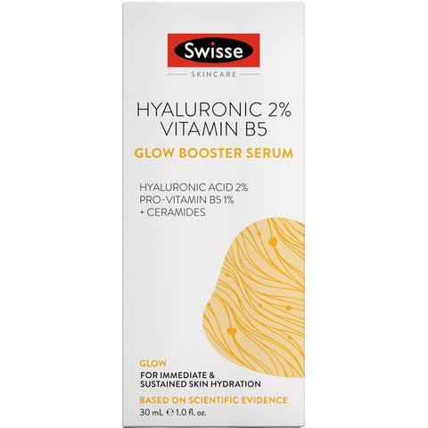 Swisse Skincare Hyaluronic 2% Vitamin B5 Glow Booster Serum 30ml Swisse Skincare Hyaluronic 2% Vitamin B5 Glow Booster Serum 30ml