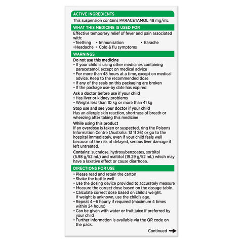 Panadol Children 5-12 Years Orange Flavour 200mL Panadol Children 5-12 Years Orange Flavour 200mL