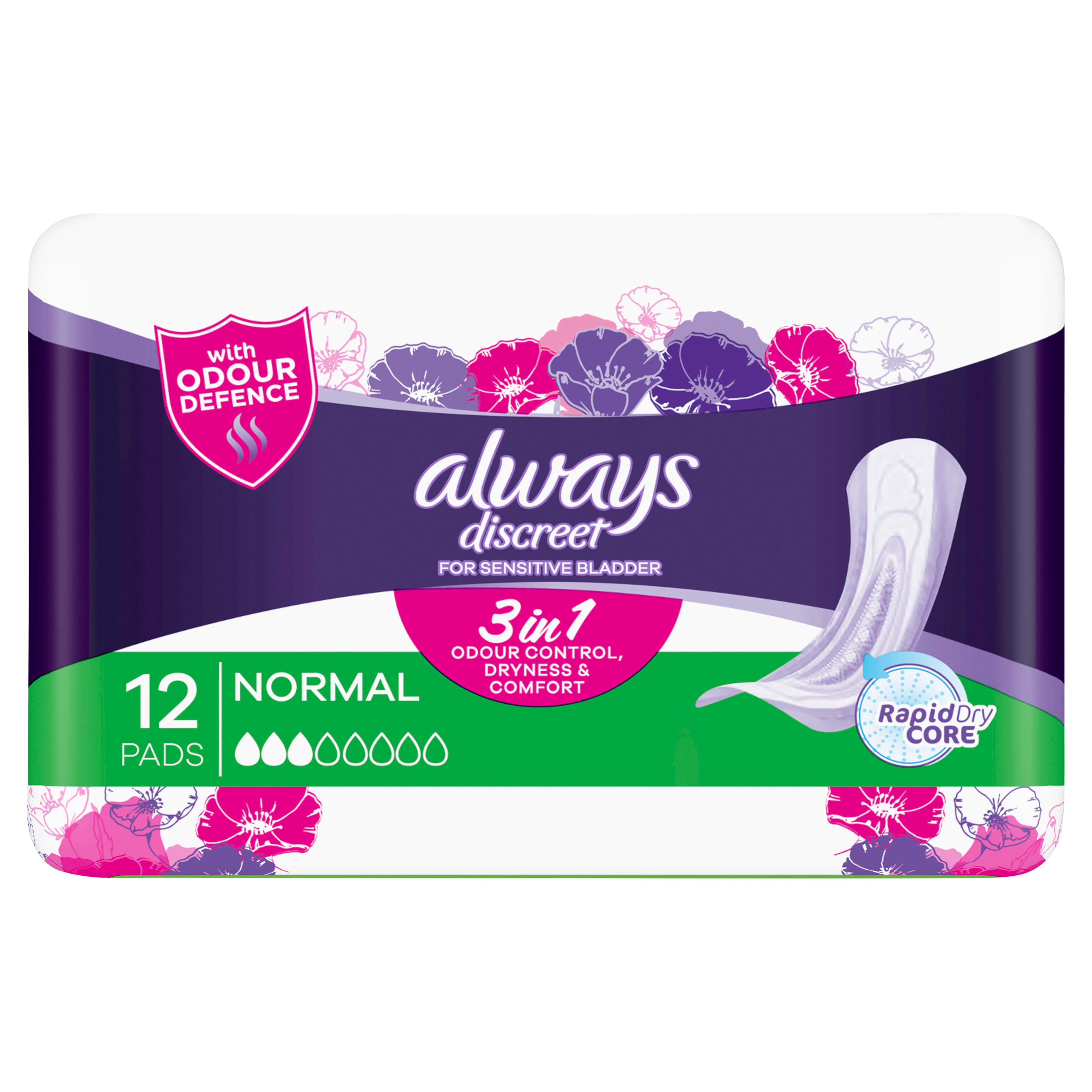 Always Discreet Pad Nml 12 x4 Always Discreet Pad Nml 12 x4