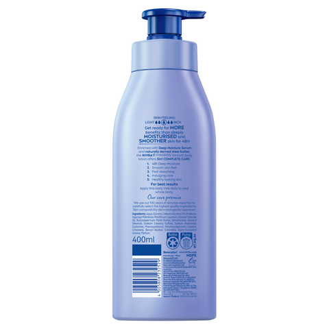 Nivea Body IrSmth BLtn 400ml Nivea Body IrSmth BLtn 400ml
