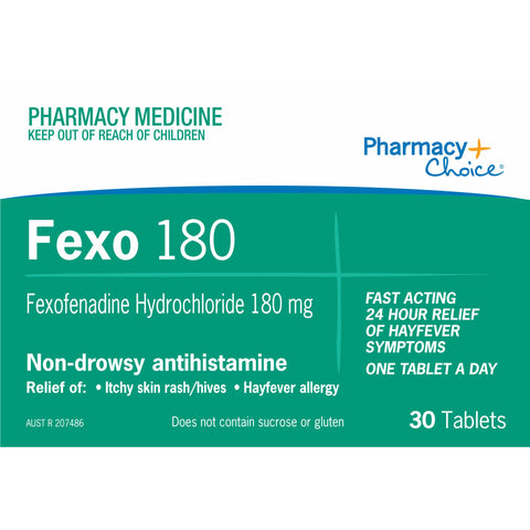 PC Fexofenadine Tab 180mg 30 NF PC Fexofenadine Tab 180mg 30 NF