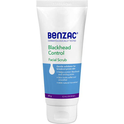 Benzac Blackhead Control Facial Scrub 60g Benzac Blackhead Control Facial Scrub 60g