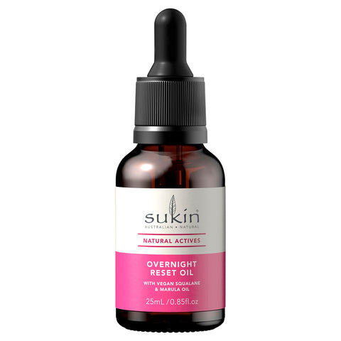 SUKIN NATURAL ACTIVES OVERNIGHT RESET OIL 25ML SUKIN NATURAL ACTIVES OVERNIGHT RESET OIL 25ML