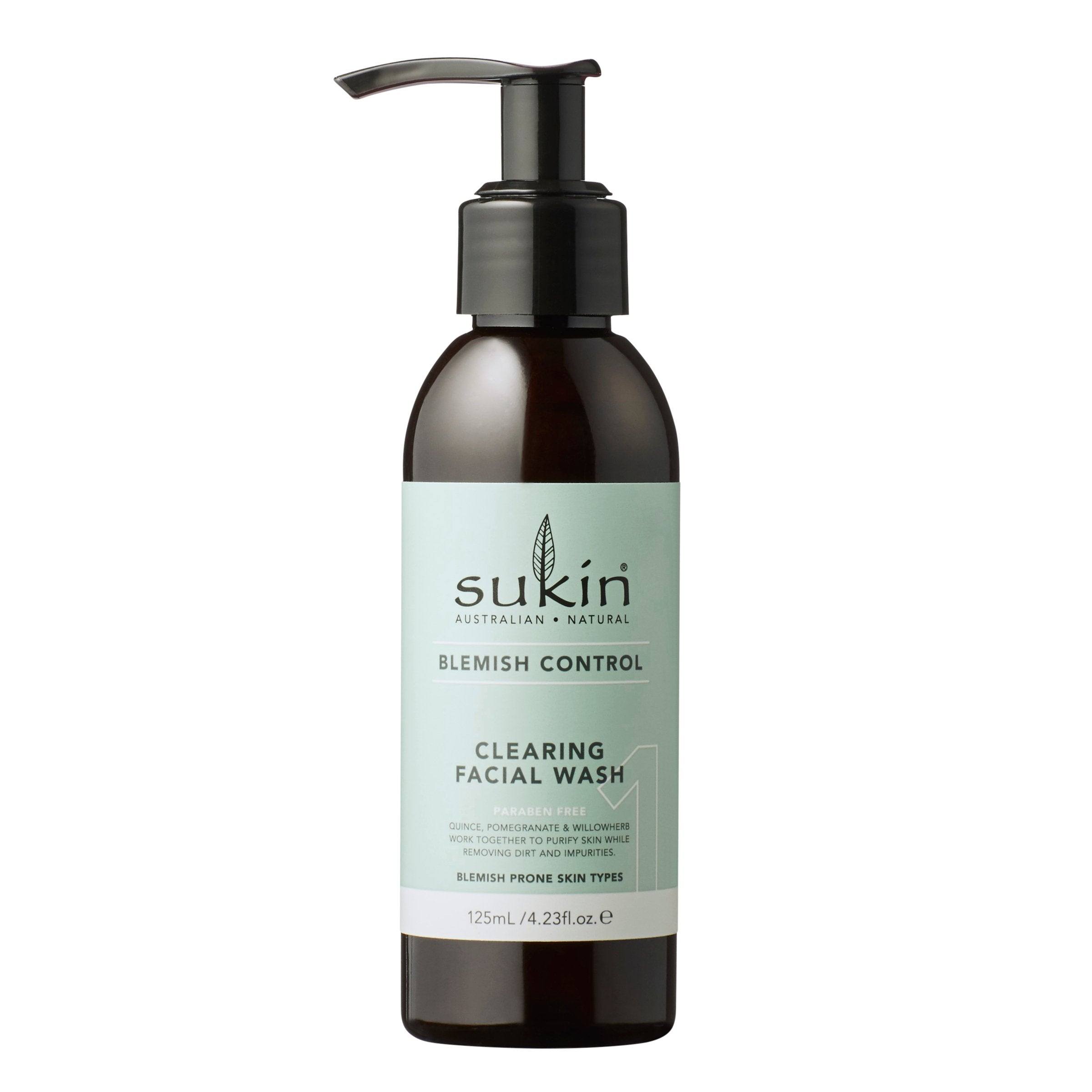 Sukin Blemish Clr Fcl Wash 125ml Sukin Blemish Clr Fcl Wash 125ml