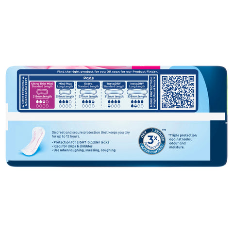 TENA Pads Ultra Thin Mini 20 Pack TENA Pads Ultra Thin Mini 20 Pack
