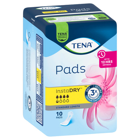 TENA Pads InstaDRY™ Standard 10 Pack TENA Pads InstaDRY™ Standard 10 Pack